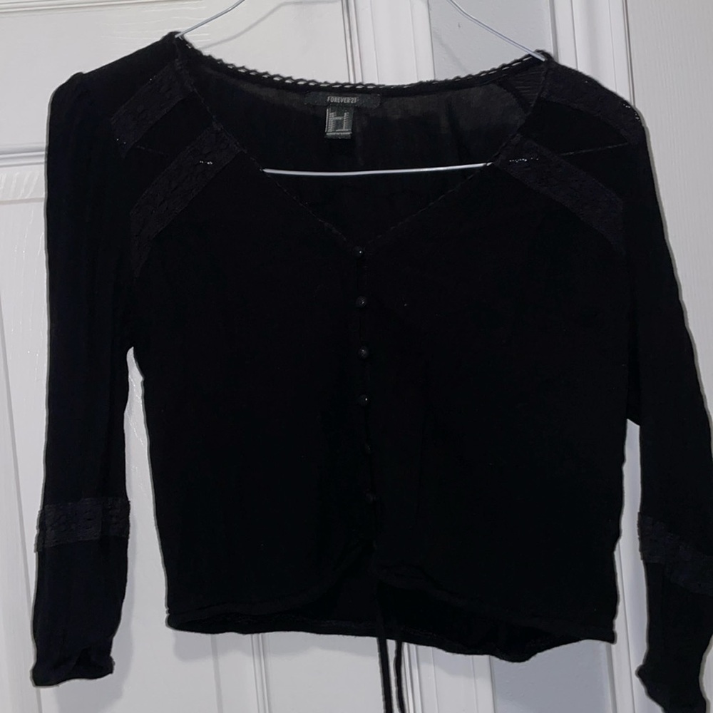 Black half sleeve shirt